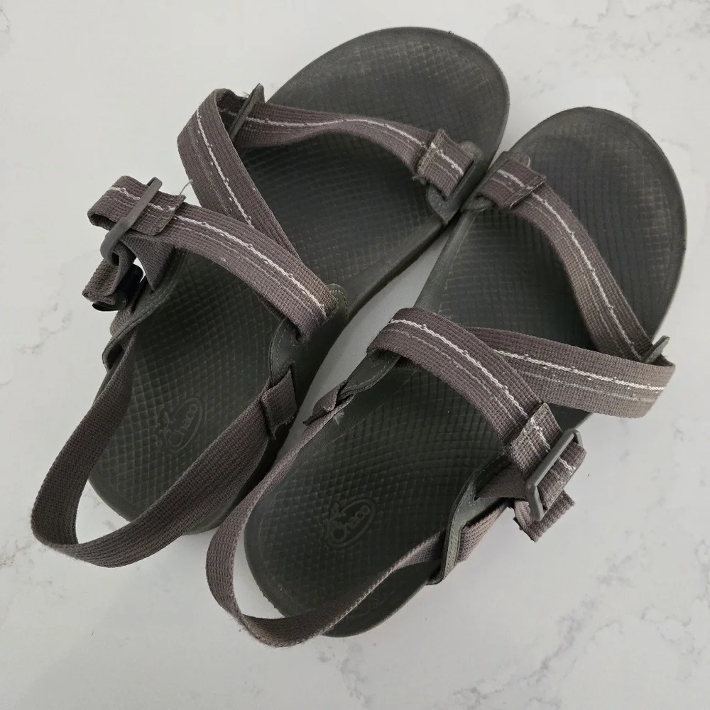 Chaco Lowdown Sandals Mens Waterproof Outdoor Hiking Travel Adjustable Gray 10